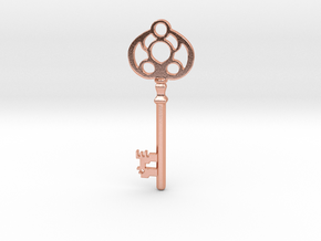 Old Key in Natural Copper