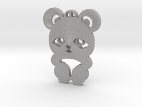 baby panda pendant in Aluminum