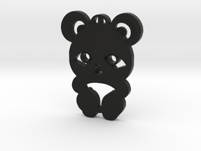baby panda pendant in Black Natural TPE (SLS)
