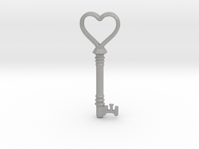 heart key in Aluminum