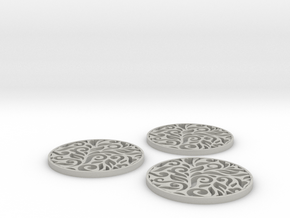 floral coasters in Accura Xtreme