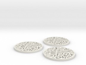 floral coasters in Accura Xtreme 200