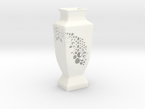 Vase 44 in White Smooth Versatile Plastic