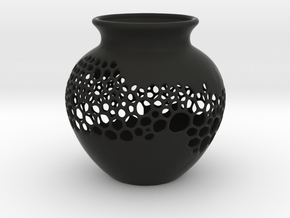 Vase 44B in Black Smooth PA12