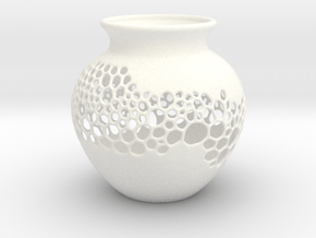 Vase 44B in White Smooth Versatile Plastic