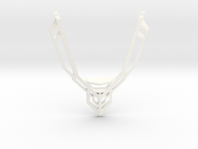 necklace in White Smooth Versatile Plastic