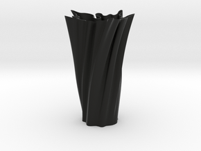 vase43 in Black Smooth Versatile Plastic