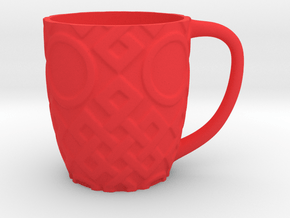 mug in Red Smooth Versatile Plastic