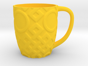 mug in Yellow Smooth Versatile Plastic