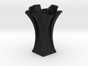 vase1001 in Black Smooth Versatile Plastic