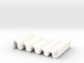 A Soap Holder in White Smooth Versatile Plastic