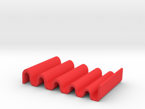 A Soap Holder in Red Smooth Versatile Plastic