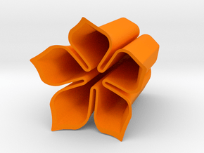 flower penholder in Orange Smooth Versatile Plastic