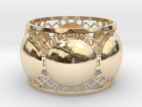 Bracelet in 14k Gold Plated Brass