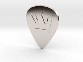 guitar pick_King in Platinum