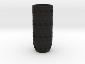 Vase AD11B in Black Smooth PA12