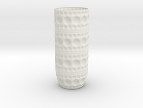 Vase AD11B in White Natural TPE (SLS)