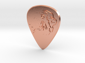 guitar pick_Lion in Natural Copper