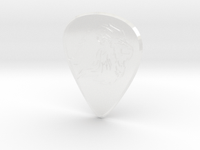 guitar pick_Lion in Clear Ultra Fine Detail Plastic