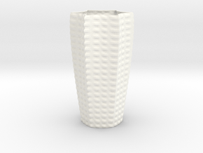 vase17P in White Smooth Versatile Plastic