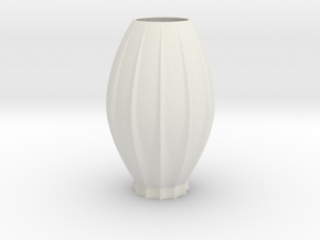 Vase 201PD in White Natural TPE (SLS)