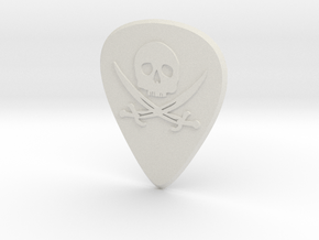guitar pick_Pirate Skull in PA11 (SLS)