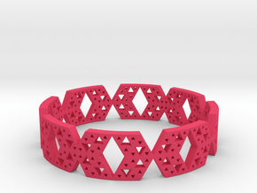 Bracelet in Pink Smooth Versatile Plastic