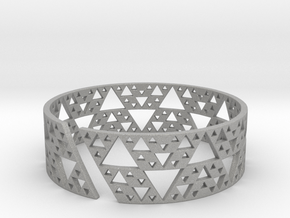 Sierpinski Bracelet in Aluminum