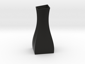 Vase P13D in Black Natural TPE (SLS)