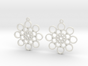 earrings in White Natural Versatile Plastic