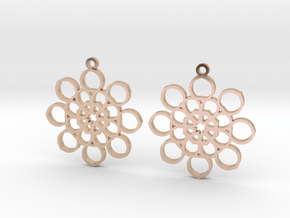 earrings in 9K Rose Gold 
