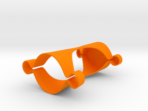 toothbrush holder in Orange Smooth Versatile Plastic