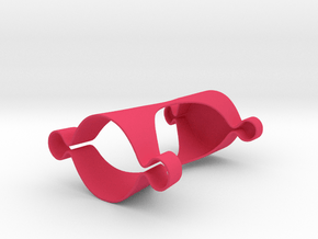 toothbrush holder in Pink Smooth Versatile Plastic