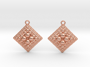Earrings in Natural Copper