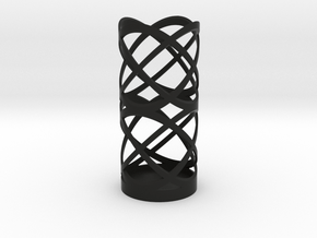 Vase in Black Smooth Versatile Plastic