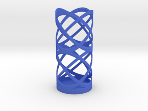 Vase in Blue Smooth Versatile Plastic