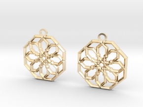 earrings in 14k Gold Plated Brass