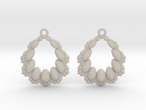 earrings in Natural Sandstone