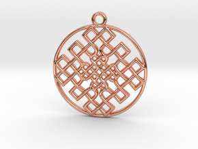 Pendant in Polished Copper