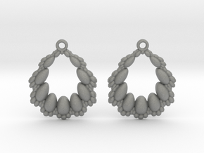 earrings in Gray PA12