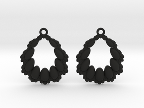 earrings in Black Premium Versatile Plastic