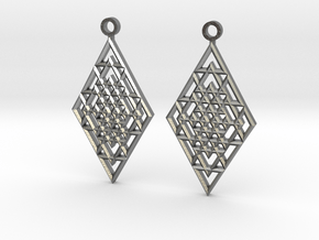 earrings in Natural Silver