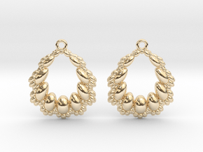 earrings in 9K Yellow Gold 