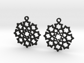 earrings in Black Natural TPE (SLS)