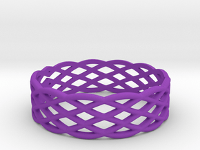 Bracelet in Purple Smooth Versatile Plastic