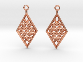 earrings in Natural Copper