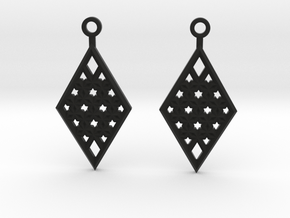 earrings in Black Natural TPE (SLS)