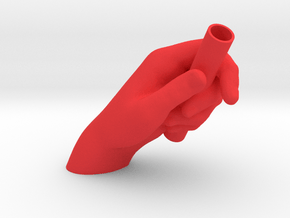 hand_alone in Red Smooth Versatile Plastic