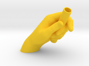 hand_alone in Yellow Smooth Versatile Plastic