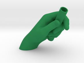 hand_alone in Green Smooth Versatile Plastic